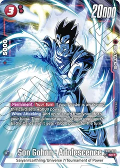 Son Gohan : Adolescence - FB02-018 (Alternate Art)