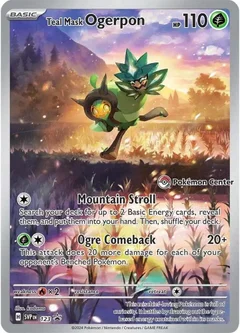 Teal Mask Ogerpon - 123 (Pokemon Center Exclusive)