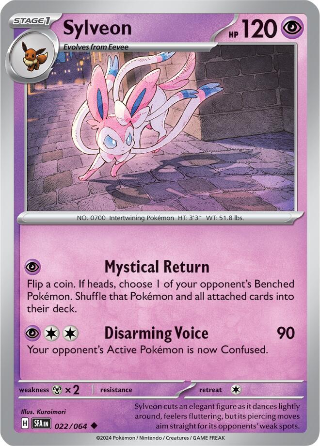 Sylveon · SV: Shrouded Fable · 022/064 · Normal