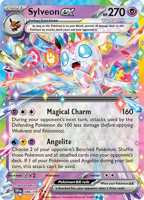 Sylveon ex · SV08: Surging Sparks · 086/191 · Holofoil