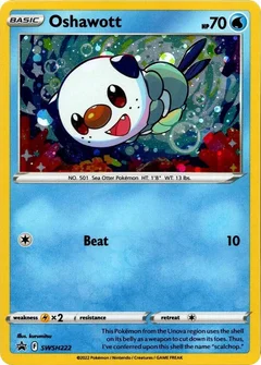 Oshawott - SWSH222 (Cosmo Holo)