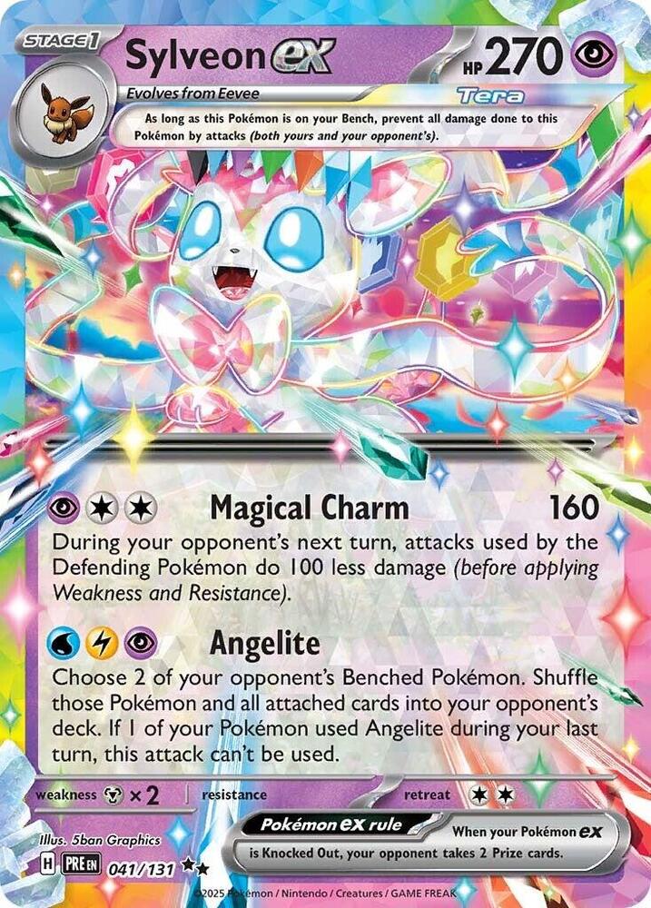 Sylveon ex - 041/131 · SV: Prismatic Evolutions · 041/131 · Holofoil