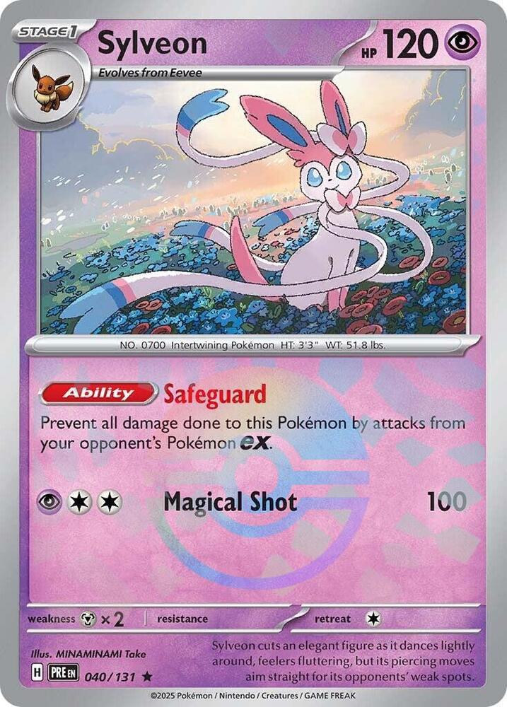 Sylveon (Poke Ball Pattern) · Prismatic Evolutions · 040/131 · English