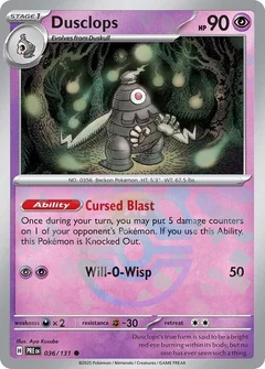 Dusclops (Master Ball Pattern)