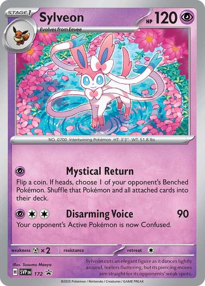 Sylveon - 172 (Cosmos Holo) · SV: Scarlet & Violet Promo Cards · 172 · Holofoil