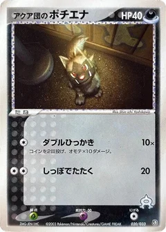 Team Aqua's Poochyena - 020/033