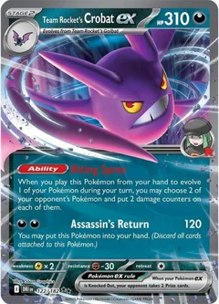 Team Rocket's Crobat ex - 122/182