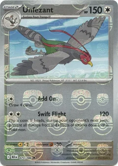 Unfezant (Master Ball Pattern)