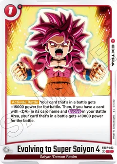 Evolving to Super Saiyan 4