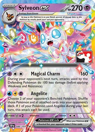 Sylveon ex - 086/191 · Prize Pack Series Cards · 086/191 · English