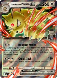 Team Rocket's Persian ex - 218