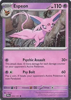 Espeon - 033/131 (Cosmos Holo)
