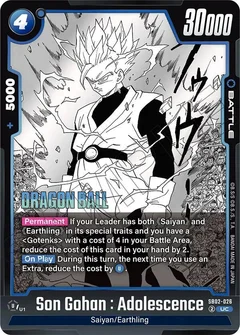 Son Gohan : Adolescence