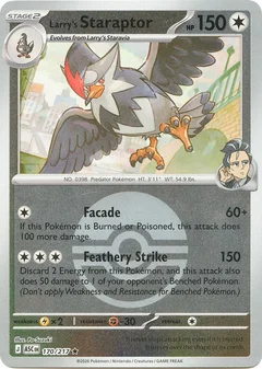 Larry's Staraptor - 170/217 (Poke Ball)
