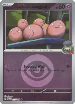 Team Rocket's Exeggcute (Energy Symbol Pattern)