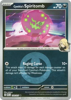 Cynthia's Spiritomb - 133/217 (Energy Symbol Pattern)
