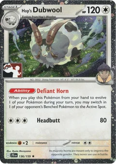 Hop's Dubwool - 136/159 (Cosmos Holo)