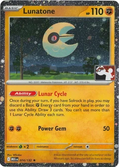 Lunatone - 074/132 (Cosmos Holo)