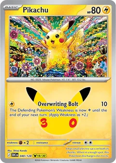 Pikachu - 040/128