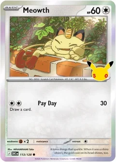 Meowth - 113/128