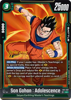 Son Gohan : Adolescence - FB11-067