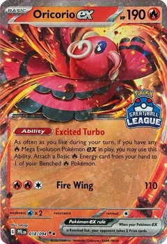 Oricorio ex - 018/094 (Great Ball League)
