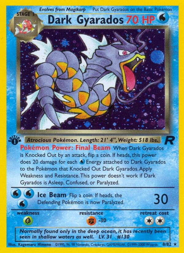 Dark Gyarados (8) · Team Rocket · 08/82 · English