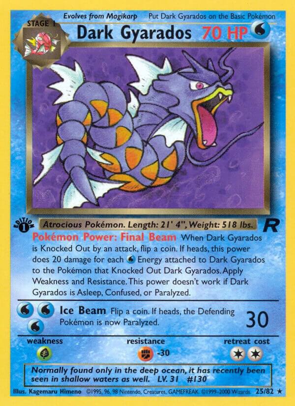 Dark Gyarados (25) · Team Rocket · 25/82 · English