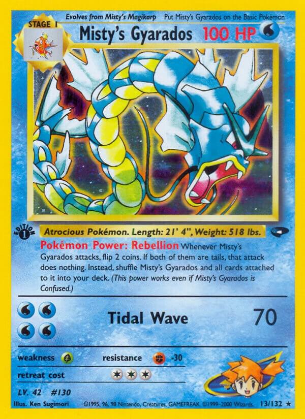 Misty's Gyarados · Gym Challenge · 013/132 · English