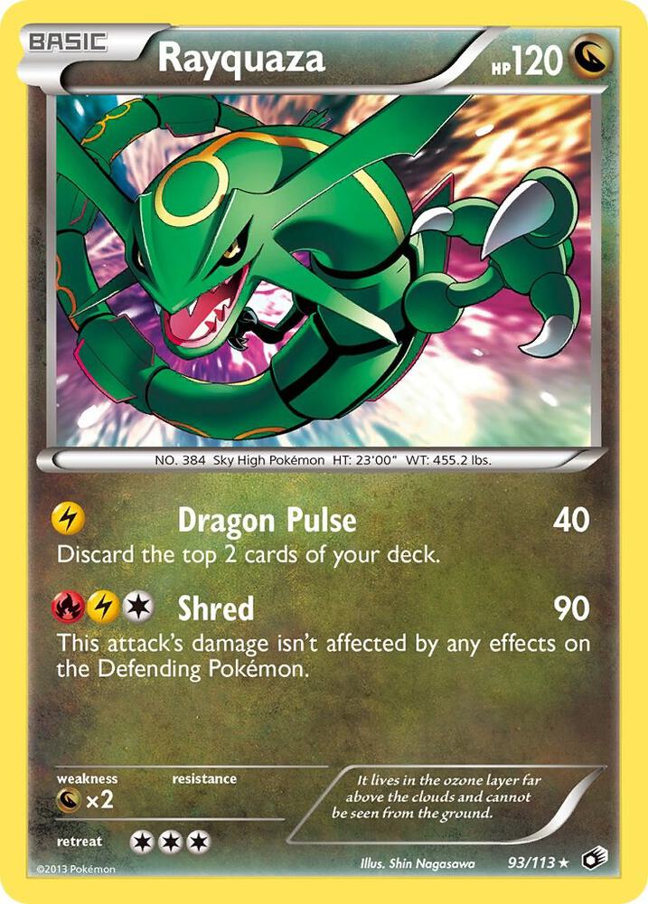 Rayquaza · Legendary Treasures · 93/113 · Holofoil