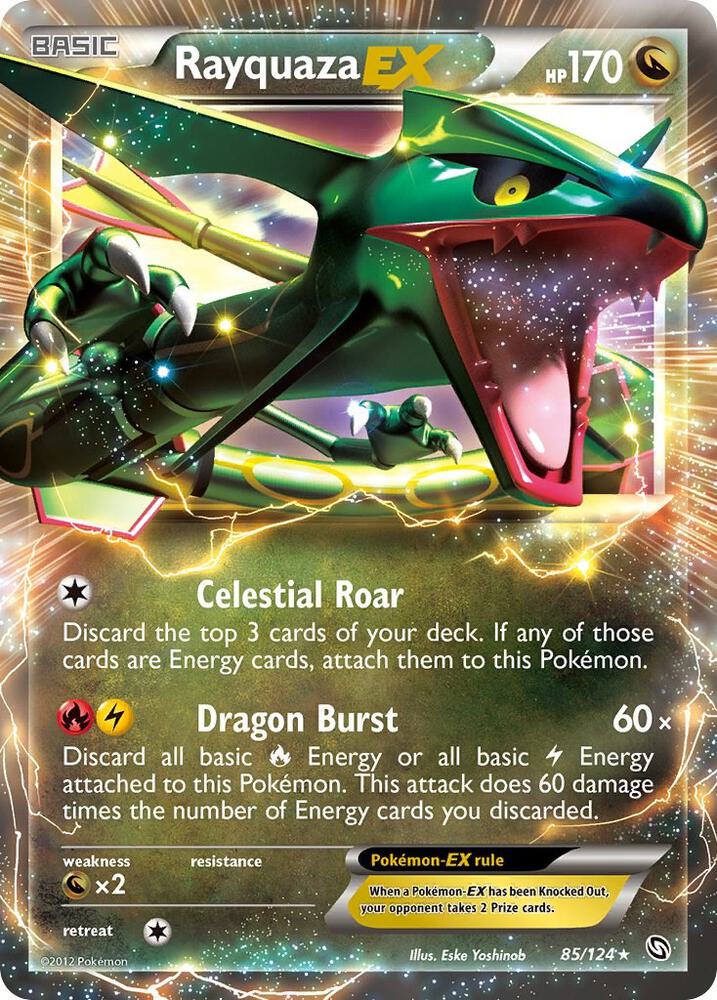 Rayquaza EX · Dragons Exalted · 85/124 · Holofoil