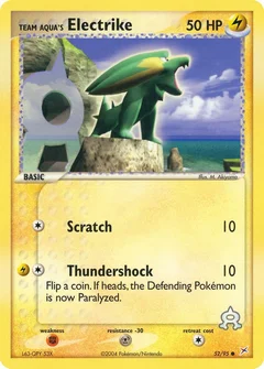 Team Aqua's Electrike - 52/95