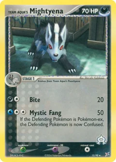Team Aqua's Mightyena - 15/95
