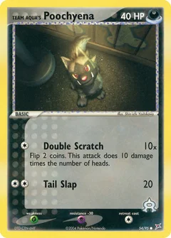 Team Aqua's Poochyena - 54/95