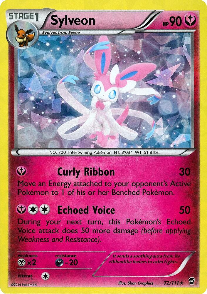 Sylveon - 72/111 (Cracked Ice Holo) · Deck Exclusives · 072/111 · English